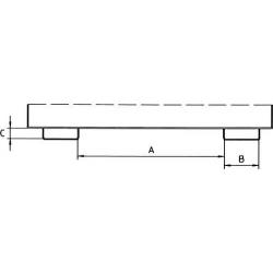 Ocelová paleta na láhve 8 1100x860x1000 mm, pozinkovaná • Vtools.cz