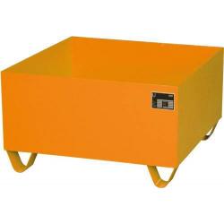 Zásobník lakovaný oranžovou barvou RAL 2000 • Vtools.cz