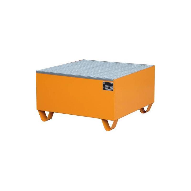 Zásobník lakovaný oranžovou barvou RAL 2000 • Vtools.cz