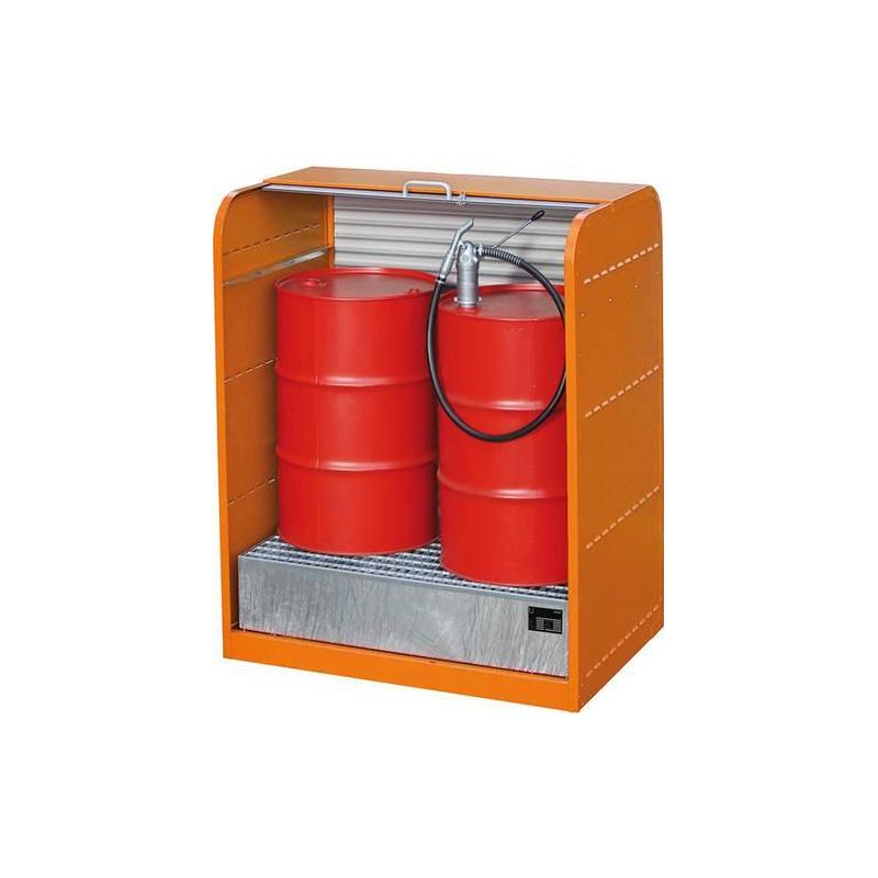 Roleta na  nebezpečný materiál  1294x870x1610, oranžová • Vtools.cz