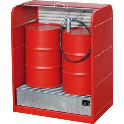 Roleta na  nebezpečný materiál  1294x870x1610, zelené • Vtools.cz