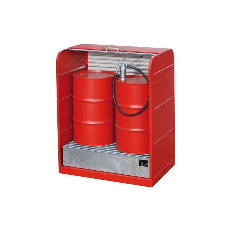 Roleta na  nebezpečný materiál  1294x870x1610, zelené • Vtools.cz