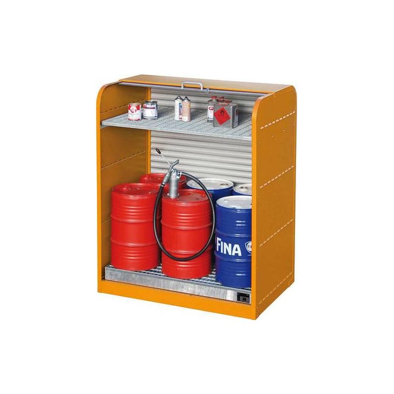 Roleta na  nebezpečný materiál  1294x870x1610, oranžová • Vtools.cz