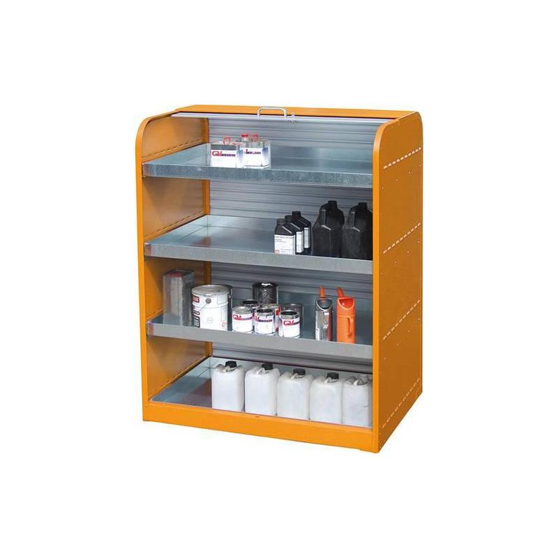 Roleta na  nebezpečný materiál  1294x870x1610, oranžová • Vtools.cz