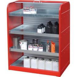 Roleta na  nebezpečný materiál  1294x870x1610, červená • Vtools.cz