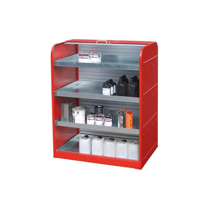 Roleta na  nebezpečný materiál  1294x870x1610, zelené • Vtools.cz