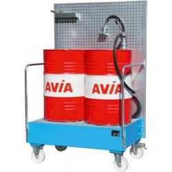 Sběrný zásobník s perforovaným plechem w LPW 200-2 l RAL 5012 • Vtools.cz