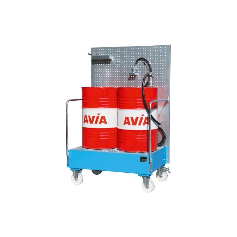 Sběrný zásobník s perforovaným plechem w LPW 200-2 l RAL 5012 • Vtools.cz