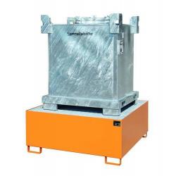 BAUER sběrný zásobník AW 1000, 1460x1460x620, oranžový • Vtools.cz