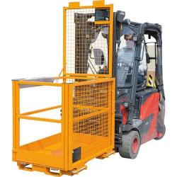 Pracovní plošina pro vysokozdvižný vozík pro 2 osoby, 300 kg, • Vtools.cz