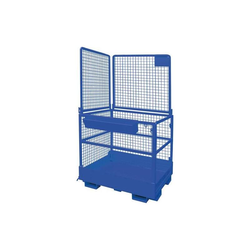 Pracovní klec pro vysokozdvižný vozík pro 2 osoby, 250 kg, • Vtools.cz