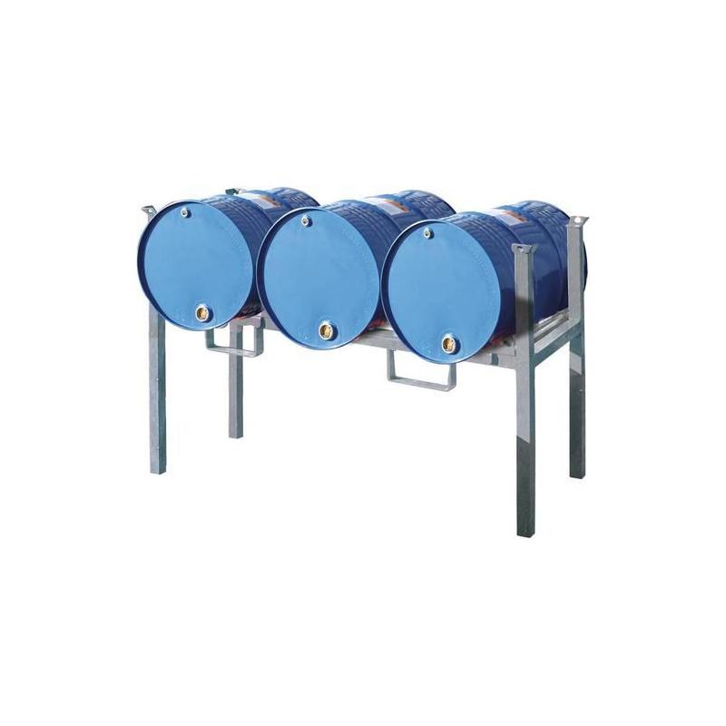 Stohovací regál 3x60l sud • Vtools.cz