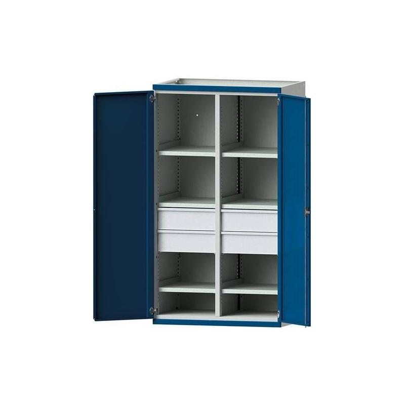 Skříňka pro vysoké zatížení Š1085 x D690 x V1950 mm • Vtools.cz