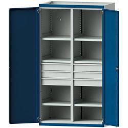 Skříňka pro vysoké zatížení Š1085 x D630 x V1950 mm • Vtools.cz