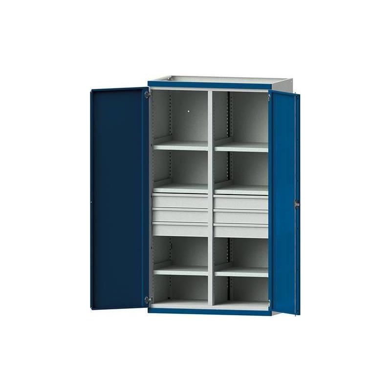 Skříňka pro vysoké zatížení Š1085 x D630 x V1950 mm • Vtools.cz