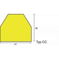 Výstražný a ochranný profil typ CC 5000 mm, ge/sw • Vtools.cz