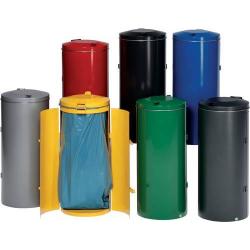 Sběrná nádoba na odpad dvoudveřová 120 l žlutá H 980 mm • Vtools.cz