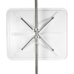 Dopravní zrcadlo z nerezové oceli proti zamlžování kulaté 80 cm • Vtools.cz