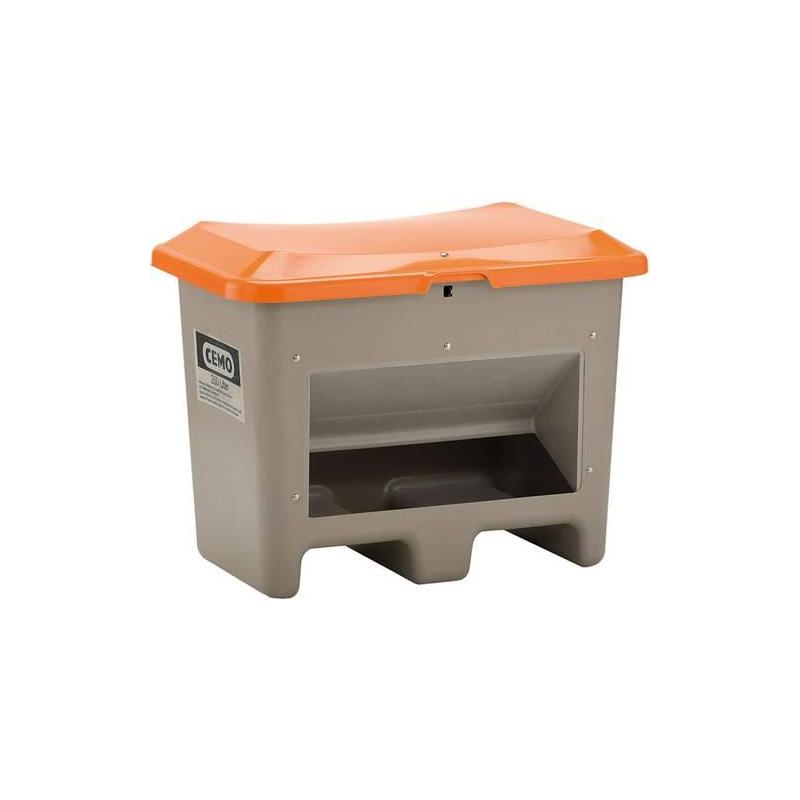 Zásobník na štěrk 200 l šedý/ s vypouštěcím otvorem • Vtools.cz