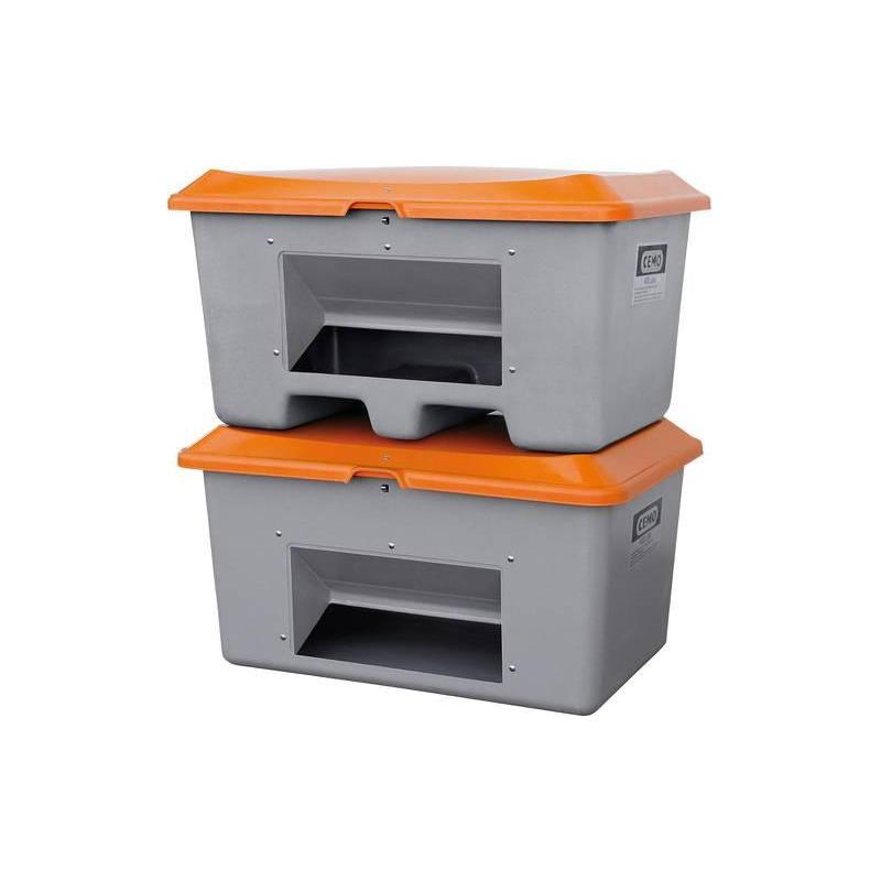 Zásobník na štěrk 400 l šedý/ bez vypouštěcího otvoru • Vtools.cz