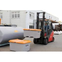 Zásobník na štěrk 400 l šedý/ bez vypouštěcího otvoru • Vtools.cz