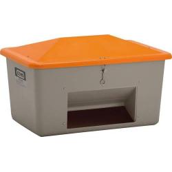 Zásobník na štěrk 700 l s výpustným otvorem šedý • Vtools.cz