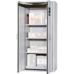 Skříň na nebezpečné látky S-Clas90 B900 mm,3FB,LB+BAW,R7035 • Vtools.cz