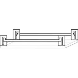 Sada zábradlí bezpečnostní skříň V-Line • Vtools.cz