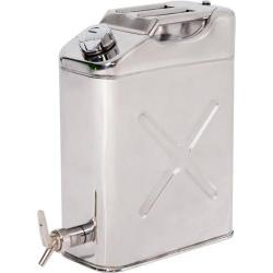 Kanystr s plnicím kohoutem z nerezové oceli, 20 litrů • Vtools.cz