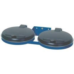 Sběrný koš na odpad ME s dvojitou montáží na stěnu pozinkovaný • Vtools.cz