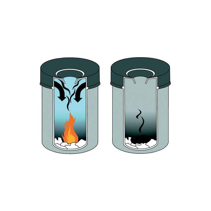 Ocelový koš na odpadky, černý, v357 mm • Vtools.cz