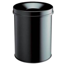 Ocelový koš na odpadkový papír, šedý, v662 mm • Vtools.cz