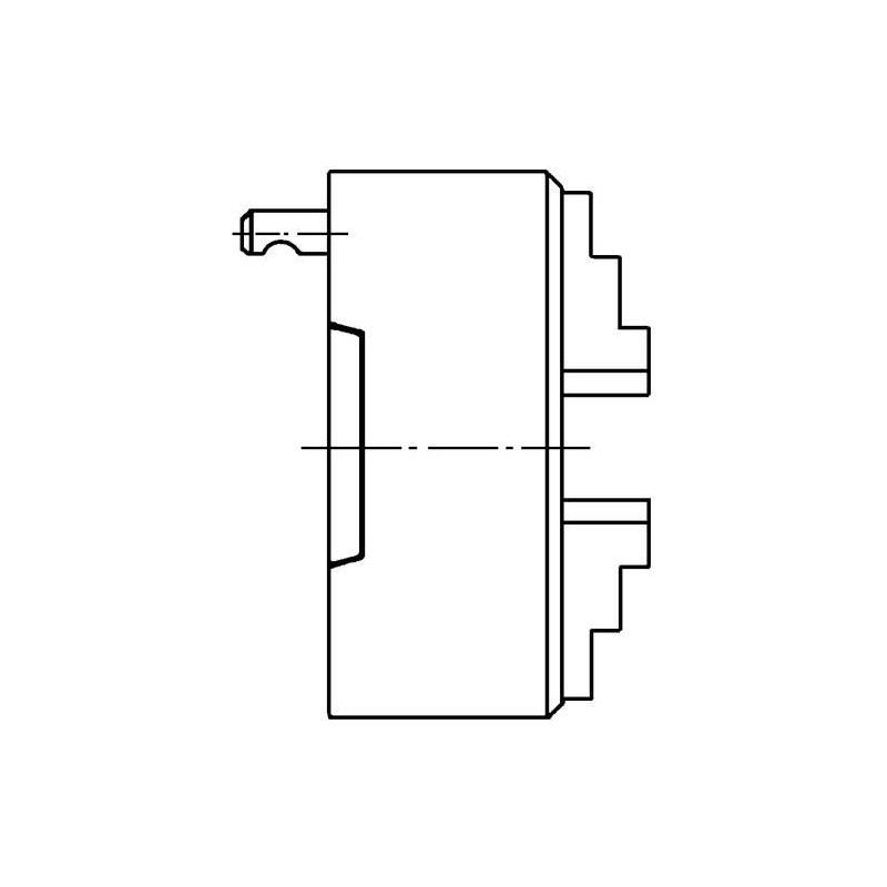 Tříčelisťové soustružnické sklíčidlo D 55029 ZS 200 mm KK 5 Röhm • Vtools.cz