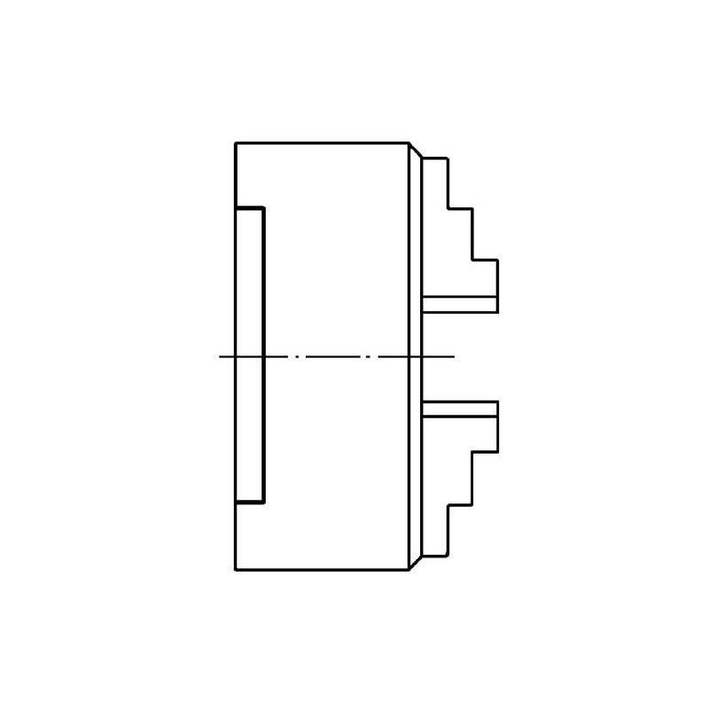 Čtyřčelisťové soustružnické sklíčidlo D 6350 ZS 400 mm Röhm • Vtools.cz