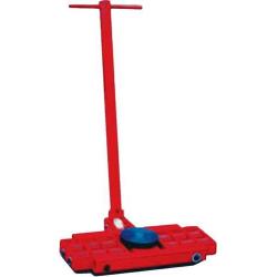 Transportní vozík, plošina x8 řiditelný, nosnost 8 t • Vtools.cz