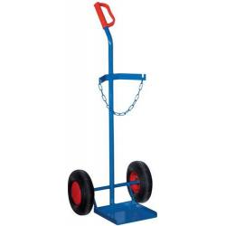 Ocelový vozík na láhve 100 kg1x20-50 l gumová kola • Vtools.cz