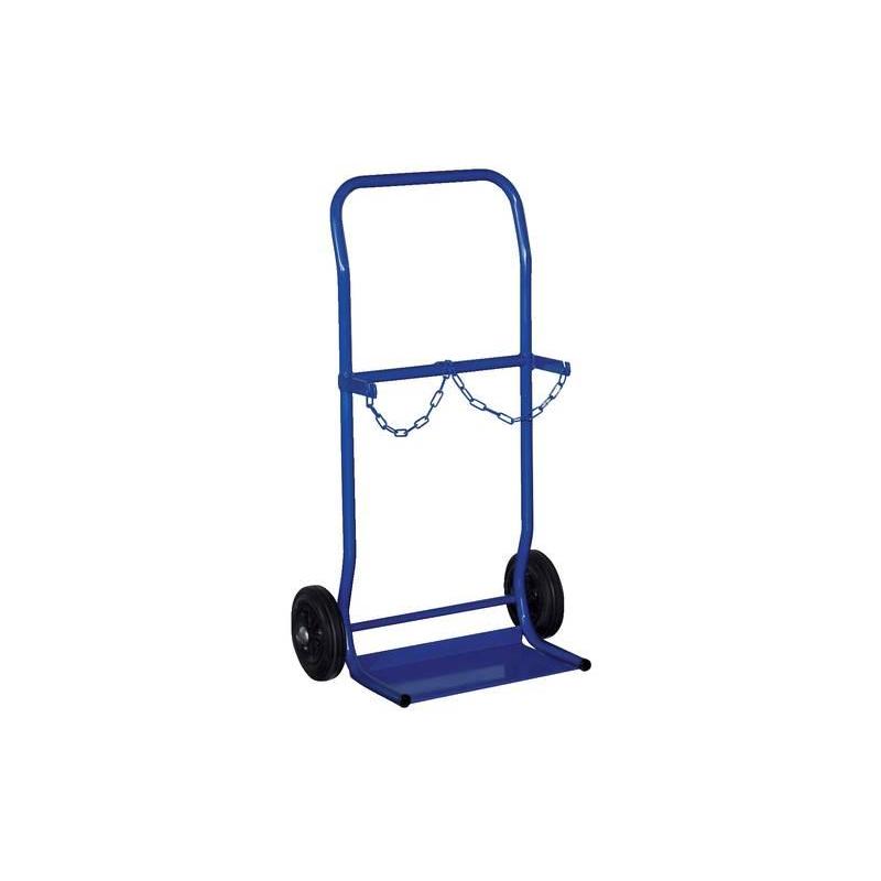 Ocelový vozík na láhve 50 kg 2x10 l gumová kola • Vtools.cz