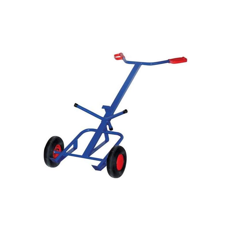 Vozík (rudl) na sudy 250 kg plná gumová kola 250x60 mm • Vtools.cz