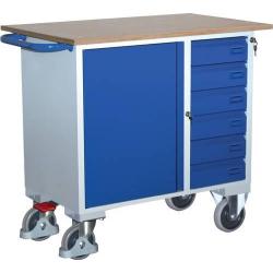 Dílenský vozík 400 kg 960x575x1000 mm bez ráfku • Vtools.cz