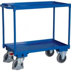 Stolní vozík 400 kg 1000x700 mm 2 ocelové podnosy • Vtools.cz