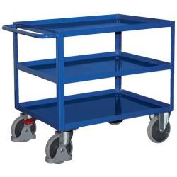 Stolní vozík 400 kg 1000x700 mm 3 ocelové podnosy • Vtools.cz