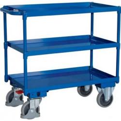 Stolní vozík 400 kg 1000x700 mm 3 ocelové podnosy • Vtools.cz