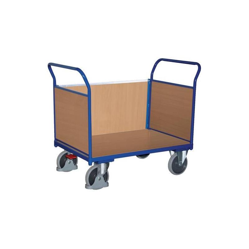 Třístěnný vozík 400 kg 850x500 mm dřevo • Vtools.cz