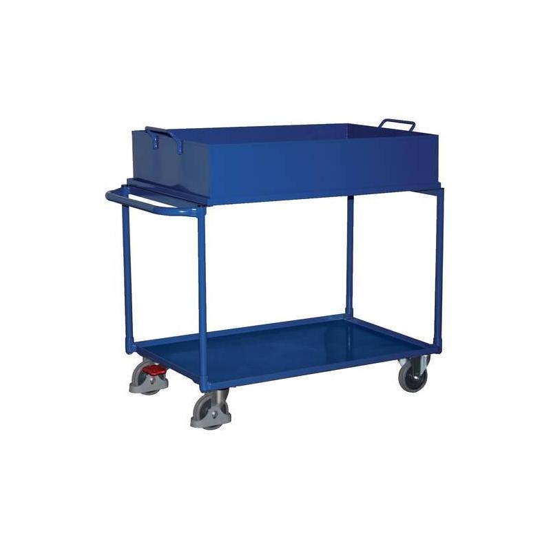 Stolní vozík 250 kg 1000x600 mm zásobník 200 mm • Vtools.cz