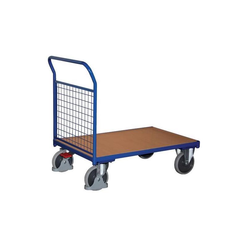 Plošinový vozík 500 kg 1000x600 mm 1 drátěná stěna • Vtools.cz