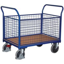 Čtyřstěnný vozík 400 kg 850x500 mm drátěné stěny • Vtools.cz