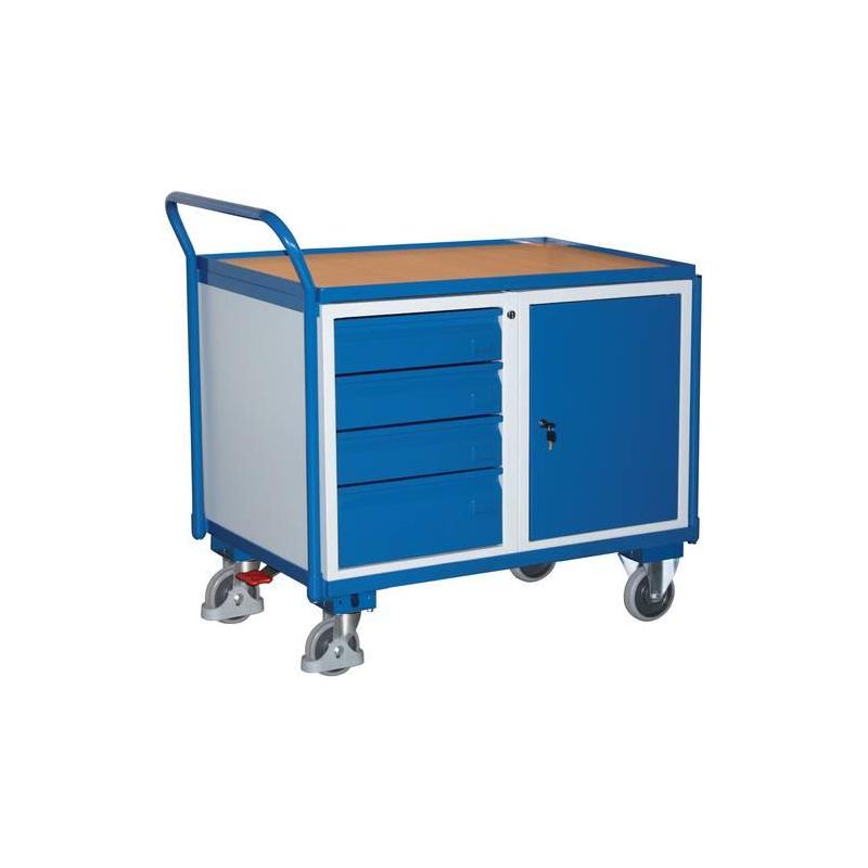 Stolní vozík 250 kg 1 skříňka 4 zásuvky • Vtools.cz