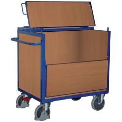 Dřevěný skříňový vozík s víkem 500 kg 1000x700 mm • Vtools.cz