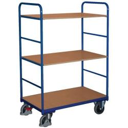 Policový vozík 250 kg 2 stěny 1000x600 mm 3 police • Vtools.cz