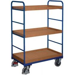 Policový vozík 250 kg 2 stěny 1000x600 mm 3 koše • Vtools.cz